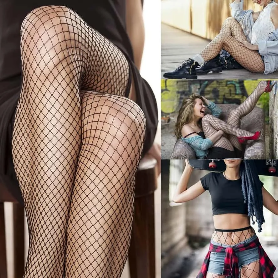 3XL Netzstrümpfe Mesh-Strumpfhose Übergröße Weiß Schwarz Große Overknee Lange Socken Oberschenkelhohe Strümpfe für Übergroße Frauen 2XXL