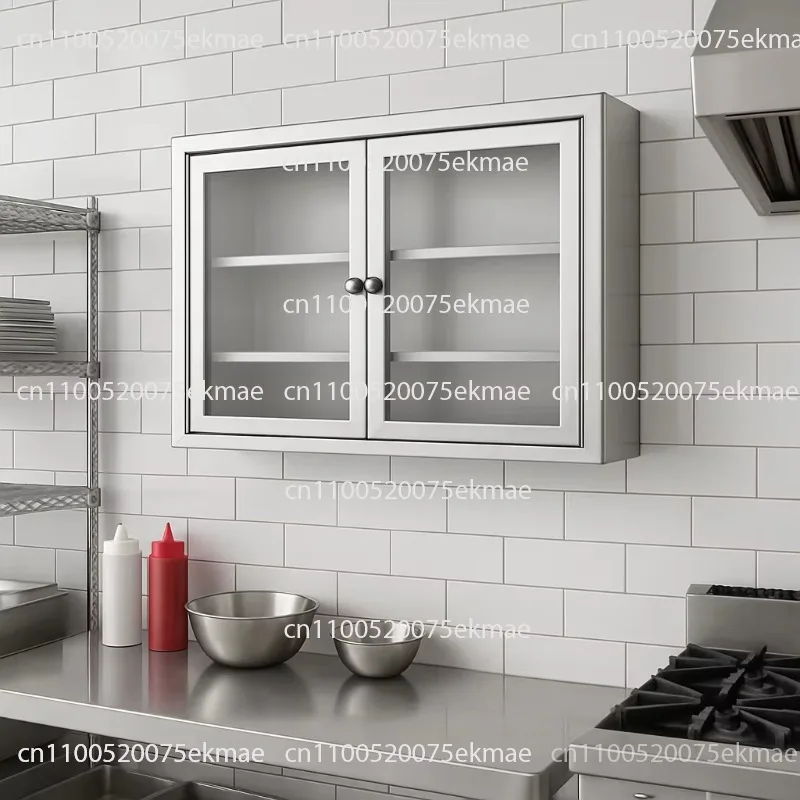 

Anti-rust kitchen cabinet Wall-mounted bathroom locker Anti-rust material Drug cabinet