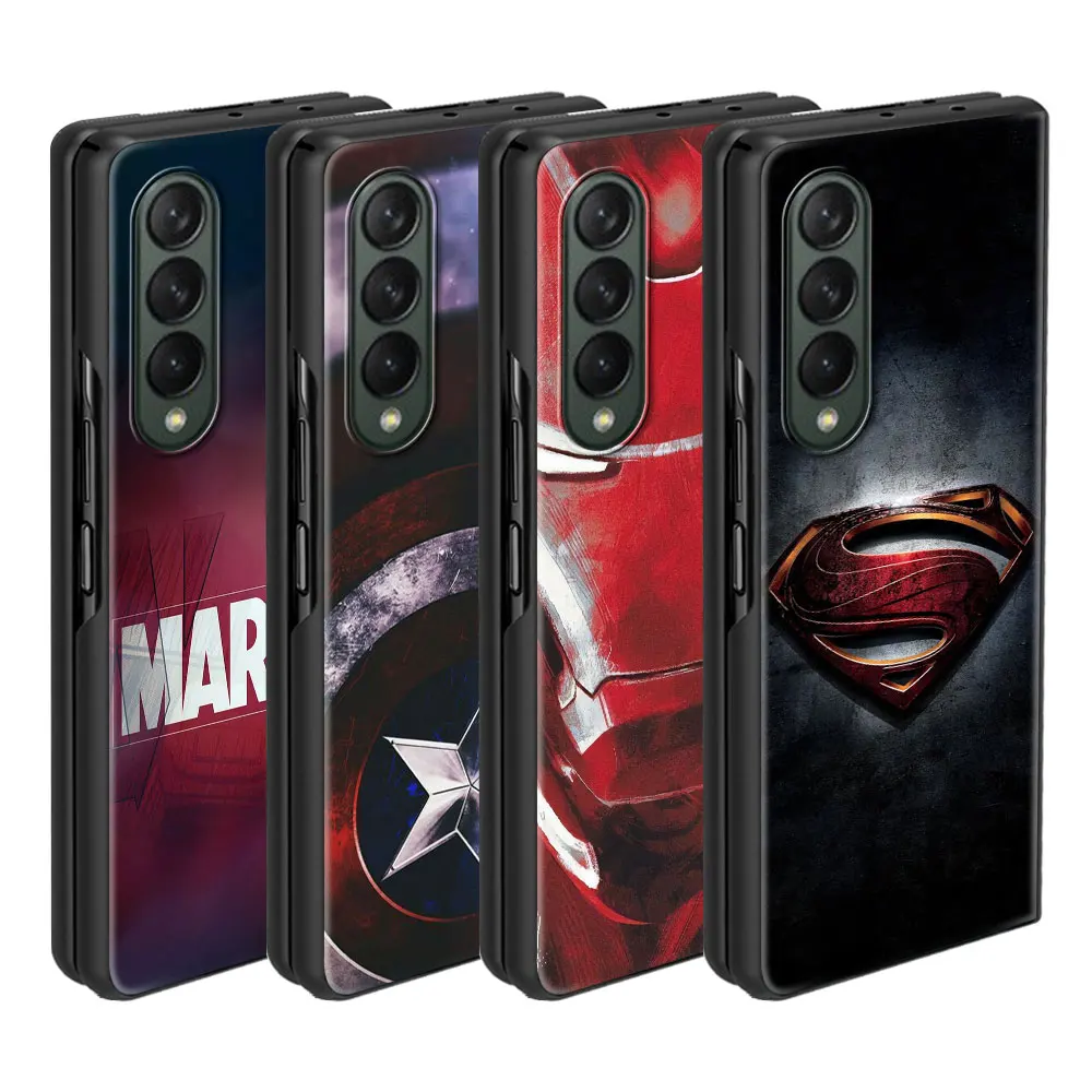 Bumper Case Cover for Samsung Galaxy Z Fold5 Z Fold3 Z Fold4 5G ZFold4 ZFold3 Z Fold 4 Z Fold Marvel Iron Man Hard PC Funda