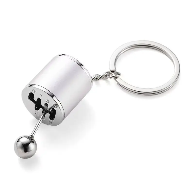 Schlüsselanhänger Mini Turbo Turbolader Auto-Styling Schlüsselanhänger Getriebe Getriebe Anhänger Schlüsselanhänger Stick Knöpfe Schlüsselanhänger Shift Metall Fidget Toys