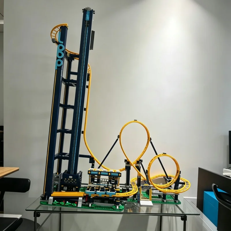 Nouveauté 2026 : Blocs de construction Roller Loop Coaster, jouets de modélisme DIY, cadeaux d'anniversaire et de Noël, 3756 pièces en stock