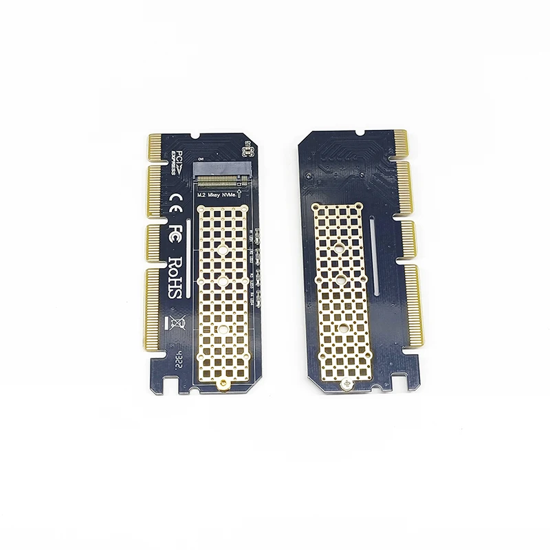 NEW NVME PCIE Adapter PCI Express 3.0 X4/X8/X16 to M Key M.2 NVME Riser Expansion Card Support 2230 2242 2260 2280 M2 SSD Mining