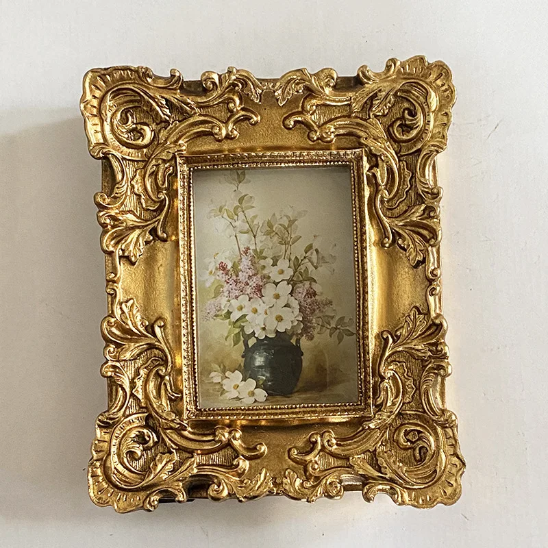 

Mutihome Room Decoration Photo Frame Picture Frames Romantic Wedding Photo Frame Countryside 6-inch Rectangular Photo Frame