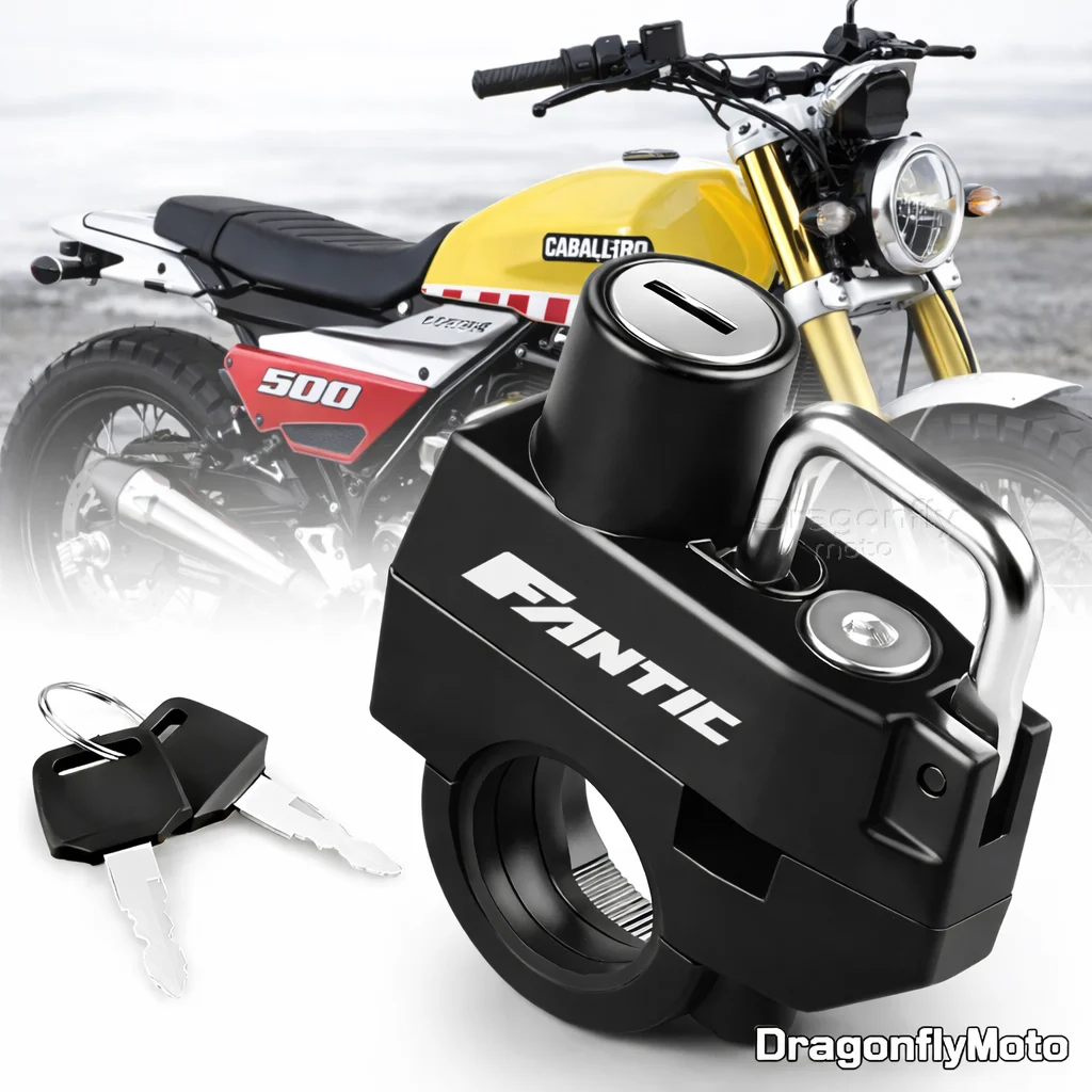 

Motorcycle Helmet Lock For FANTIC CABALLERO FLAT TRACK 125 250 500 RALLY/SCRAMBLER XE125/XEF250 Anti-theft Locker Helmet Lock