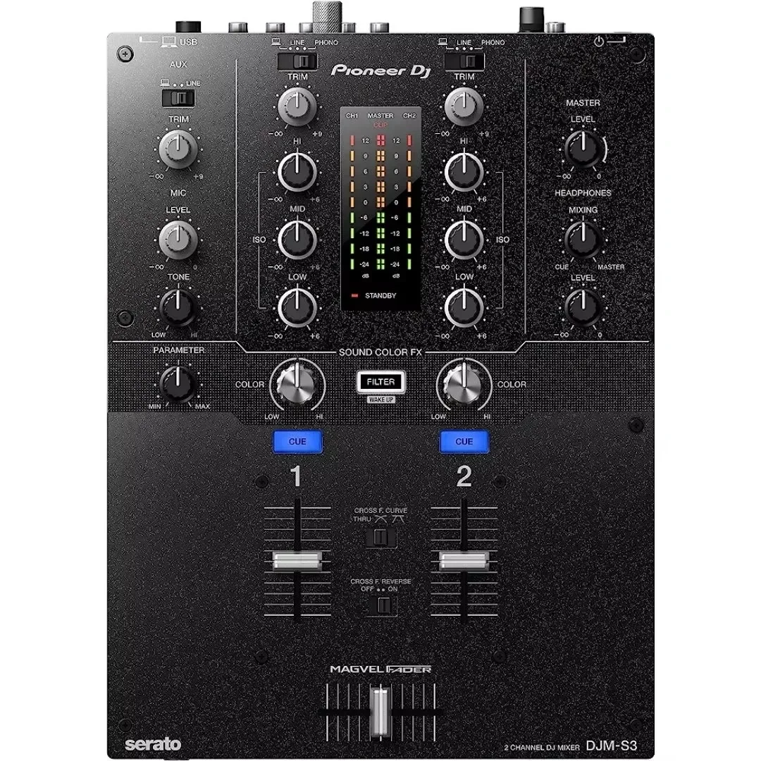 

100% Best Deal on Pioneer DJM-S3 2-Channel Mixer for Serato DJ Pro