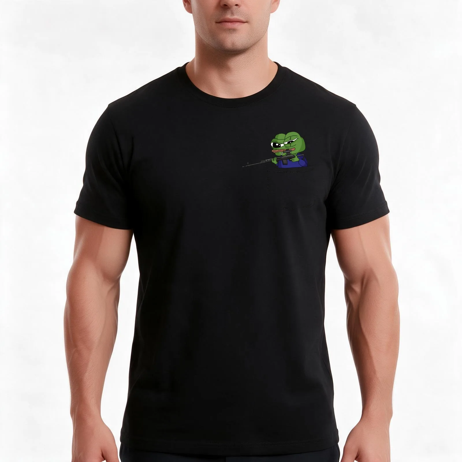Apu the Sniper T-Shirt Summer Casual Cotton Tee Oversized Streetwear Tops Vintage Graphic Print Loose Fit Short Sleeve