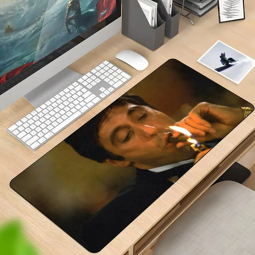 

Коврик для мыши Al Pacino, резиновый противоскользящий коврик для клавиатуры, 40x90 см, коврик для мыши, игровые аксессуары, коврик для офисного компьютера XXL