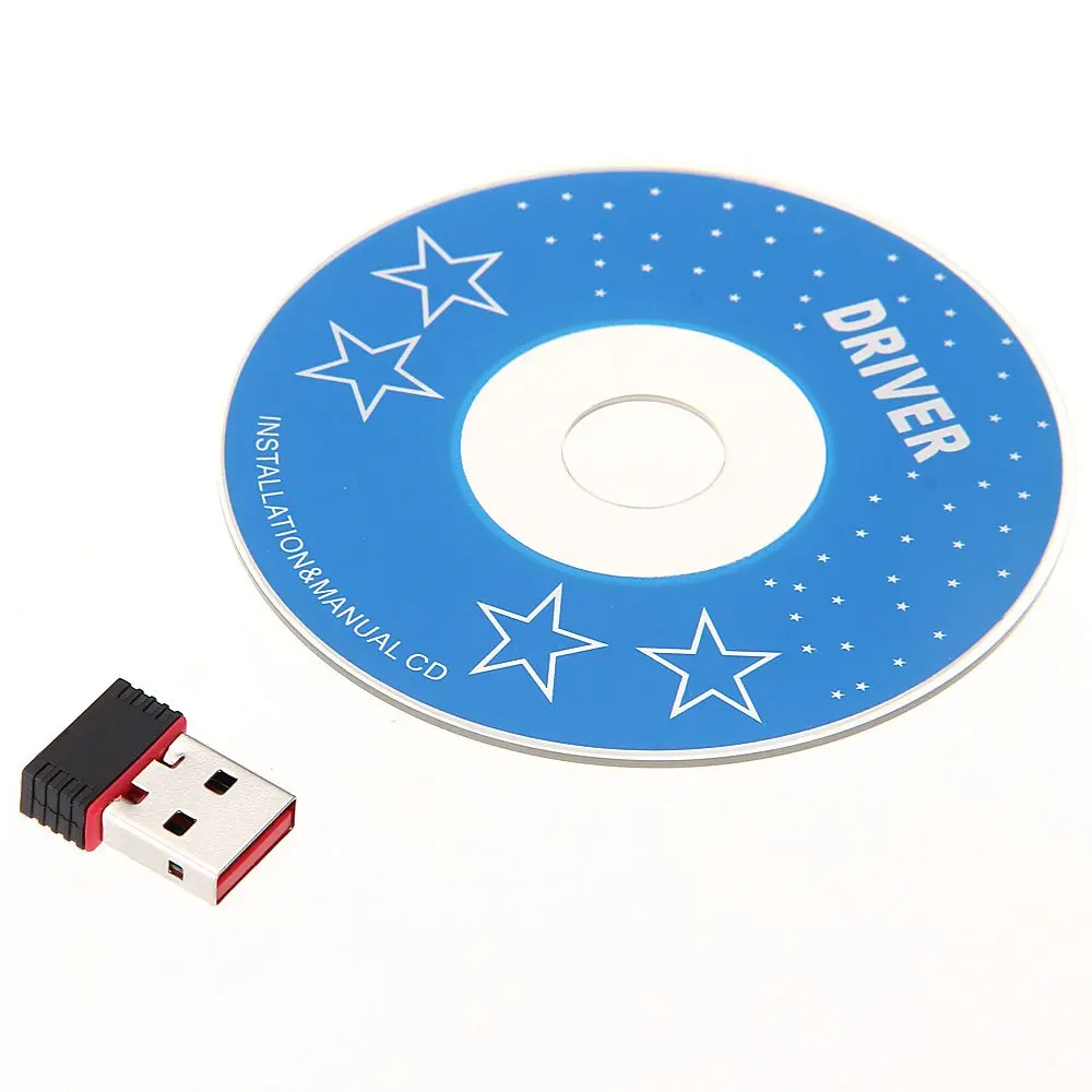 Мини USB-накопитель, беспроводной адаптер локальной сети 802,11 n / g/b, беспроводная сетевая карта 150 Мбит/с