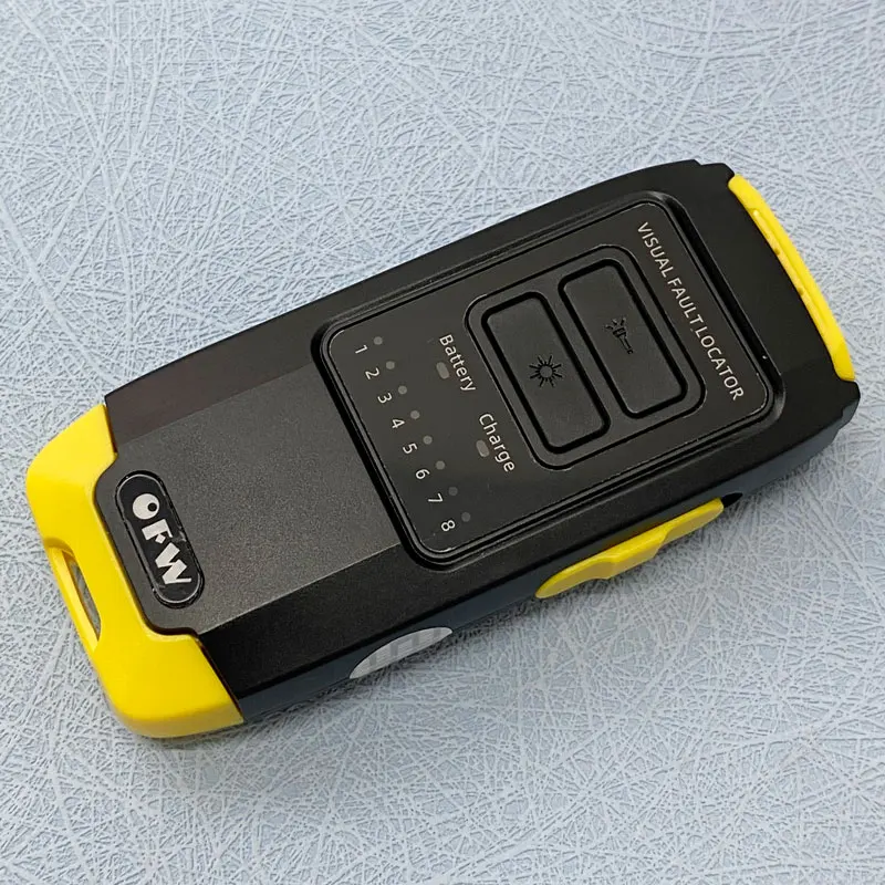 OFW Mini FWV-03 Visual Fault Locator 15-30mw Optic Fiber Cable Tester FC/SC/ST Connector RJ45 Cable Test Optical Red Laser VFL