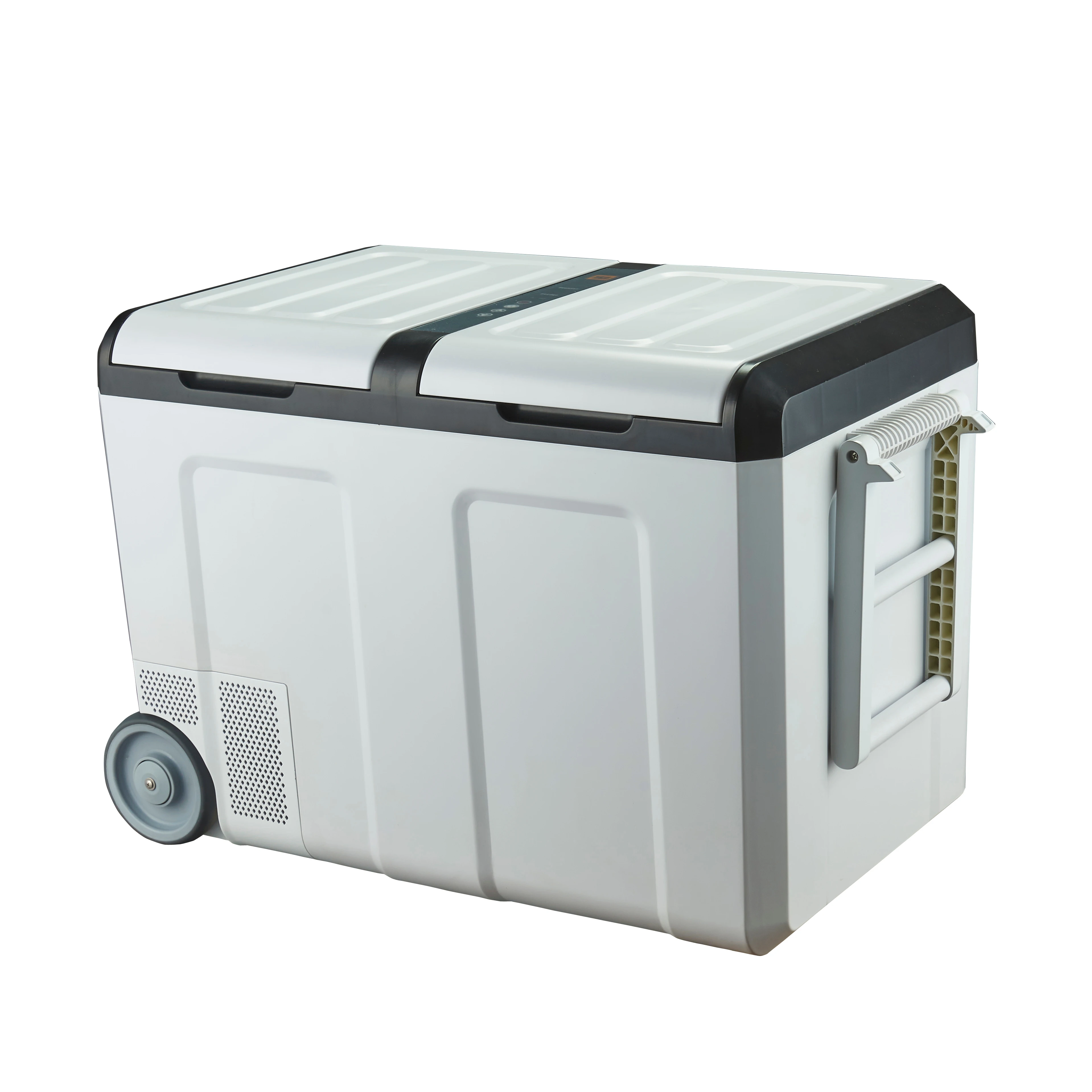 Dual Zone Dual Control Car Fridge Mini Car G-55 Portable Car Fridge With Large Freezer