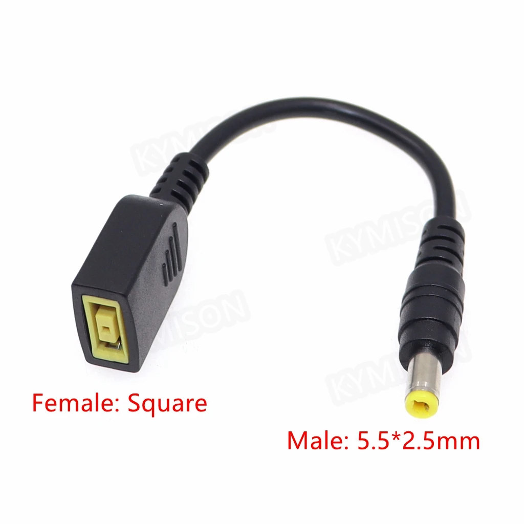 Dc Power Adapter Converter Connector Cable Cord Square USB Plug Female To 7.9x5.5mm 5.5x2.5mm 4.0x1.7mm 7.4x5.0mm 4.5x3.0 Male