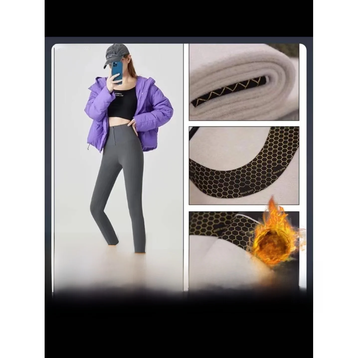 

Брюки для йоги KolaKola arkskin с высокой талией, утепленные, осенне-зимние, для похудения, с эффектом контроля живота и подтяжки ягодиц, длинные брюки