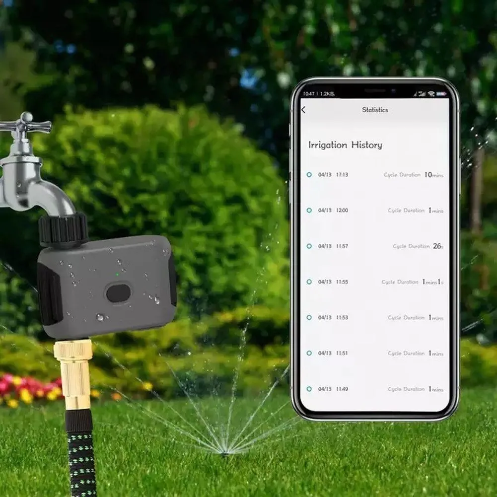 Wifi Automatic Sprinkle Timer Remote Control Garden Water Timer Smart Irrigation Watering System For Garden Hose Lawn Faucet