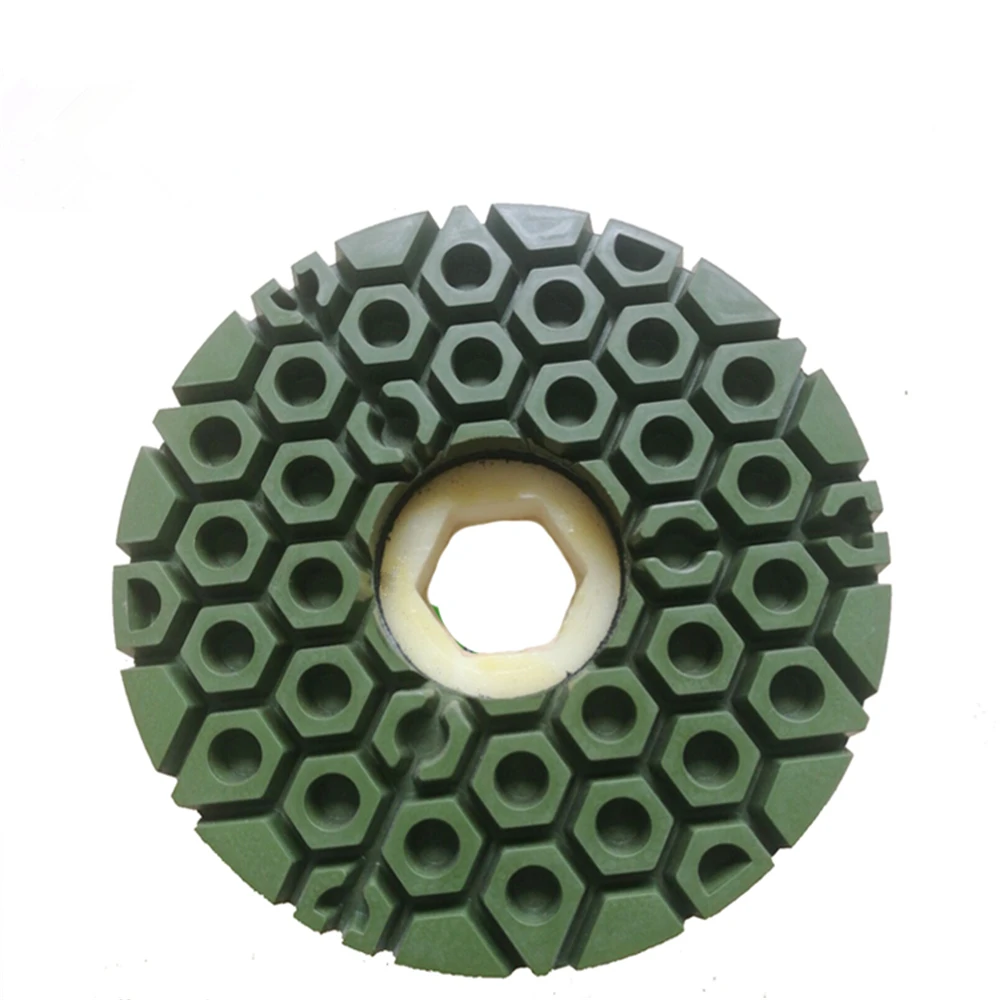 ST26 Snail Lock Resin Chamfering Polishing Pad Stone Edge Chamfering Grinding Wheel for Granite Marble Edge Processing 10PCS