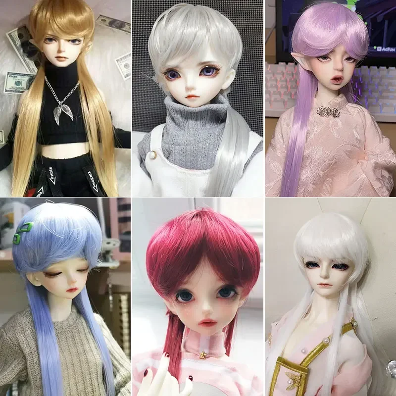 1/3 1/4 1/6 1/8  BJD SD wig high temperature fiber hair  Jellyfish head doll wig  25 colors