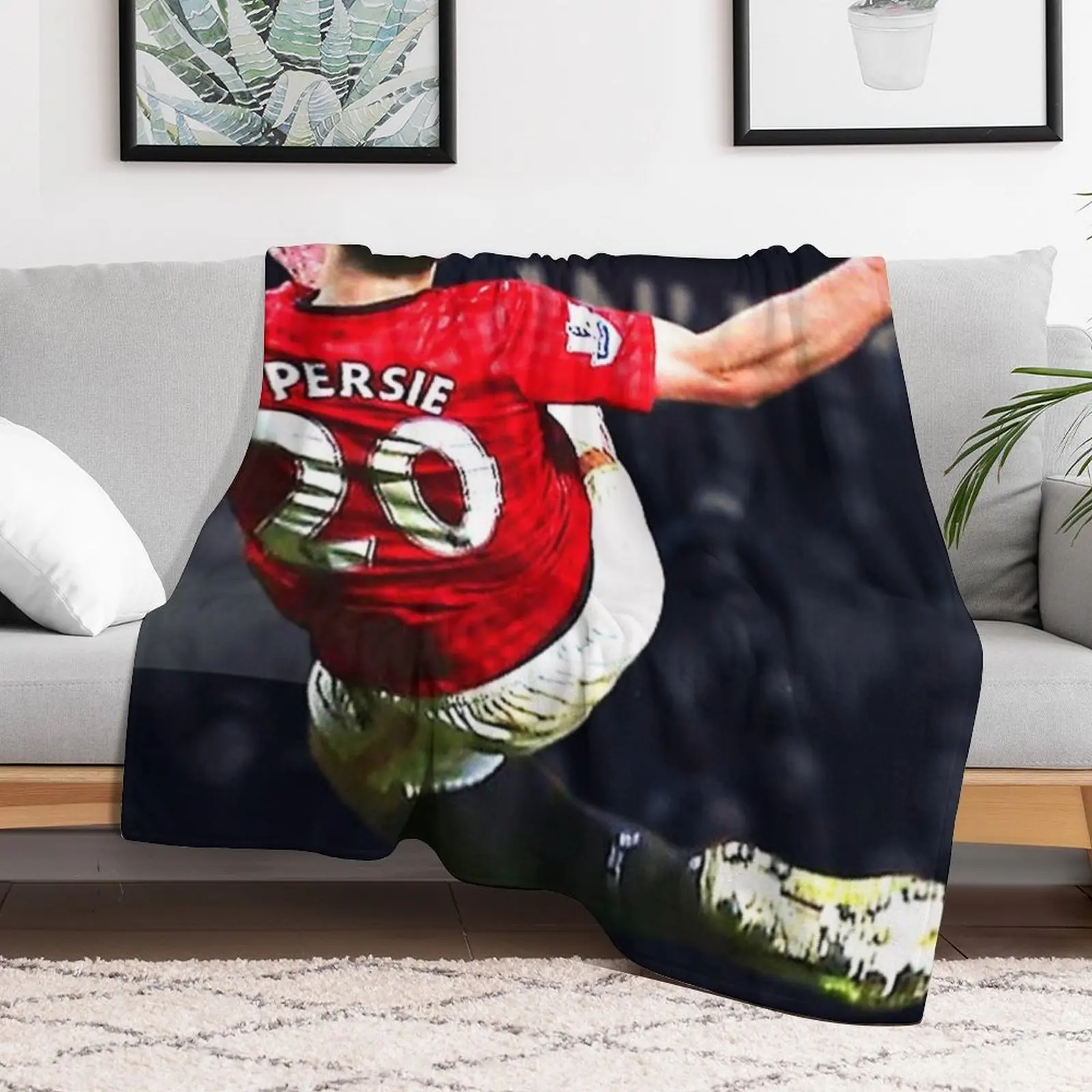 Robin Van Persie Throw Blanket warm for winter blankets and throws Blankets