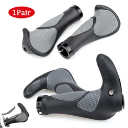 Bicycle Grips Non-slip Double Locking Rubber Ergonomic Bicycle Grips Mountain MTB Cycling Parts Anti Skid Shock Absorbing 2023