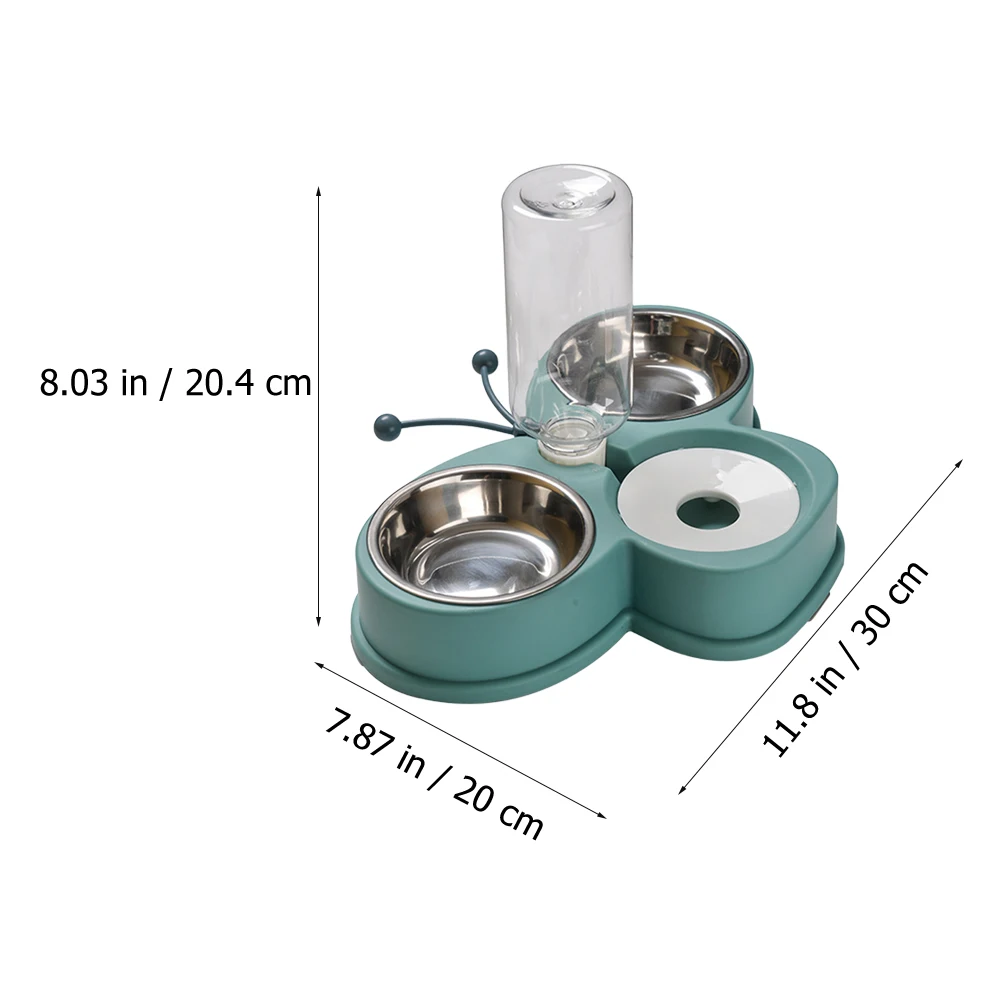 

Automatic Pet Feeder Waterer Detachable For Cats Dogs Rabbits Multi-Use Household Kitten Puppy Water Feeder Dog