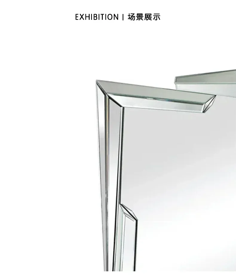 TTTTA13 Floor-to-ceiling, Wall-mounted Mirror For Girls, Wall-mounted Full Body Fitting And Dressing Household Mirror
