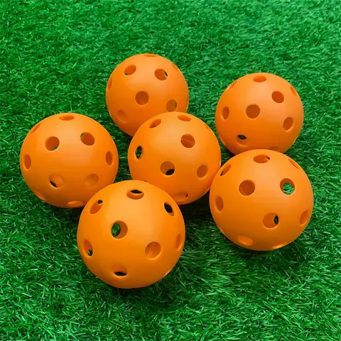 ※72MM 26 Holes Floorball Stick Ball PE Plastic For Field Hockey Training Street Outdoor For Sport Practice Ice Hockey
