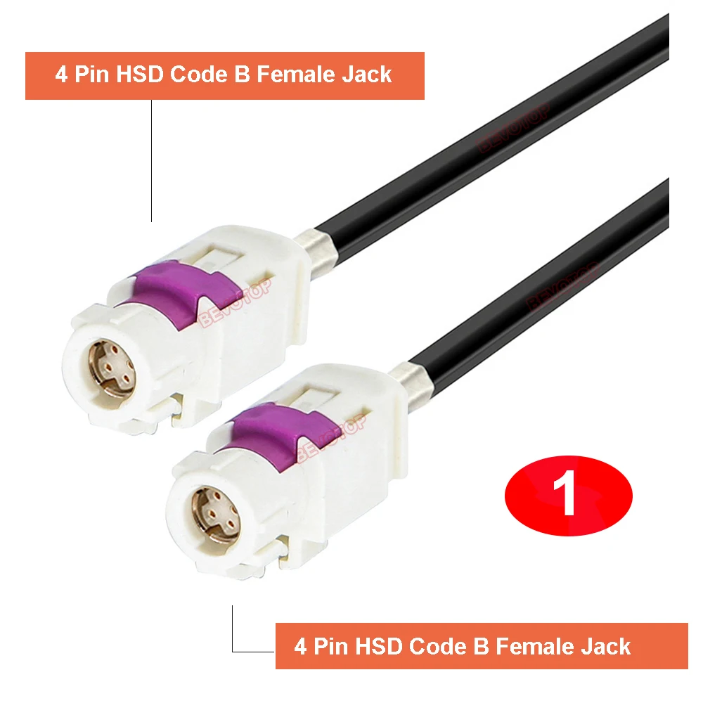 1-個の白い-4-ピン-lvds-hsd-b-メス-b-メス-ストレート-90-°-アングルジャック高速4芯535ワイヤーハーネスbevotopオートケーブル
