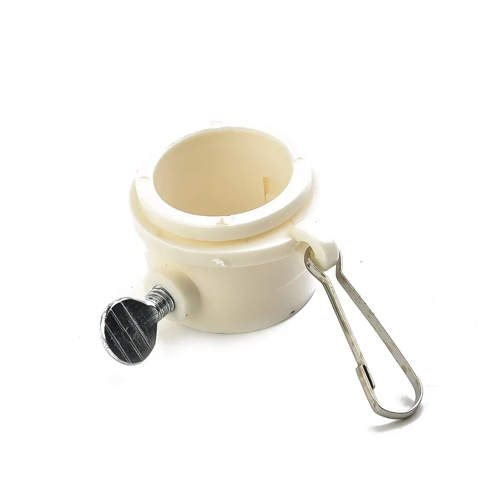 2pcs/Set Flag Pole Mounting Rings Anti Wrap Grommet Clip Flag Pole Attachments Degree Rotating Flag Pole Mounting Rings