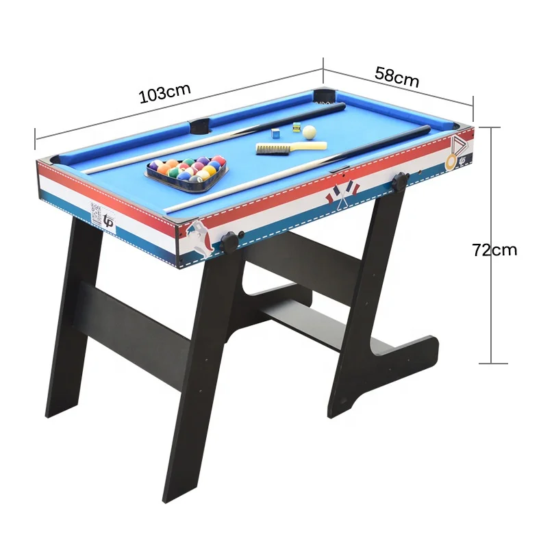 1.2m 4 in 1 folding multi-function pool table Home standing football table Billiards Table tennis ice hockey