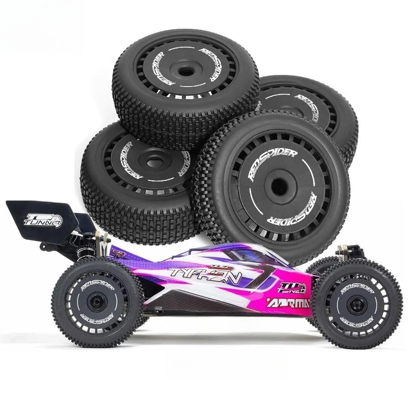 RS 1/8 スケール タイヤ R305 - ARRMA Typhon 6S オフロードトラック & TRAXXAS Jato に適合