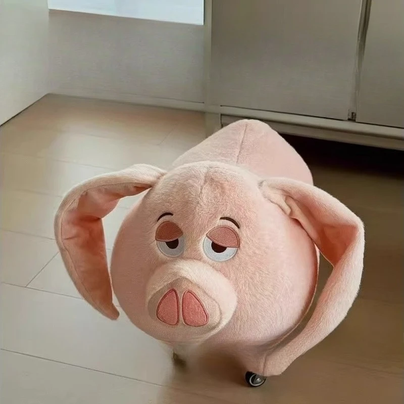 Pig doll stool cute flying pig doll plush toy bench
