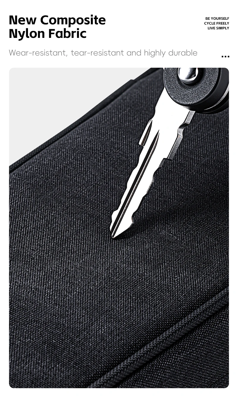 WEST BIKING Fahrrad-Rahmentasche, wasserdicht, stabil, große Kapazität, Werkzeugtasche für Rennrad, MTB, Fahrradzubehör – Detail 12