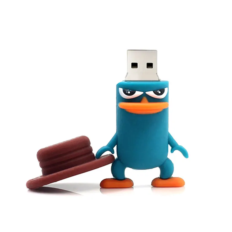 Cute Cartoon tree Man Flash drive 64GB 32GB Platypus Pen Drive 2.0 Memory Stick 4GB 8GB 16GB 32GB U Disk - view 4