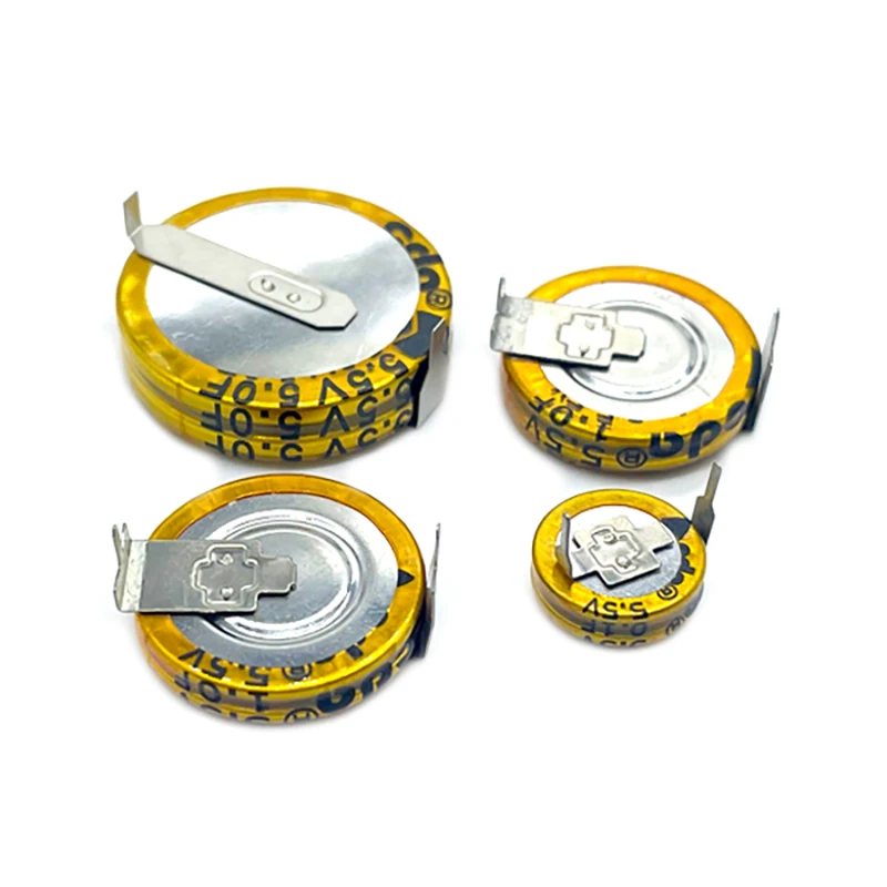 1PCS CDA Super Capacitor 5.5V 1.0F H-Type Button Farad Capacitor High Energy Low Resistance High Consistency 5.5V 1F