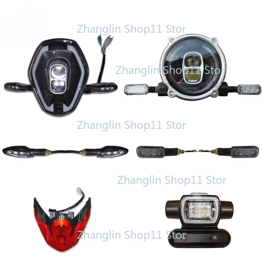 TS TC Original Headlight Tail Light for SOCO Before/after Turn Signal Direction Light Headlamp Accessories