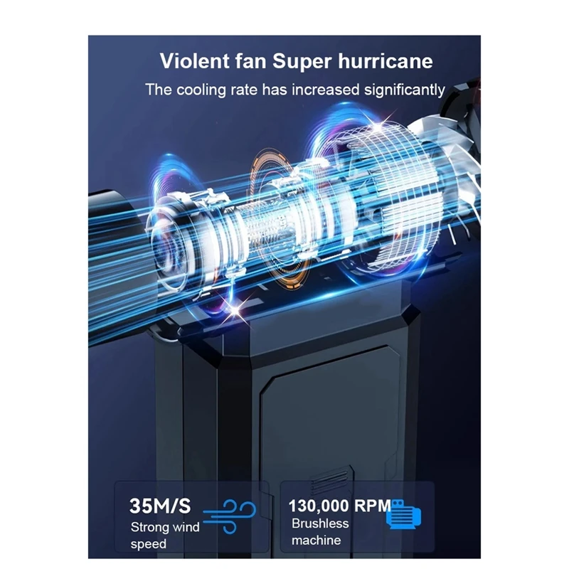 ABKR-مروحة نفاثة توربو صغيرة 130000   RPM 35M/Sturbo مروحة عنيفة محرك بدون فرش منفاخ هواء قوي مع مروحة قناة عالية السرعة