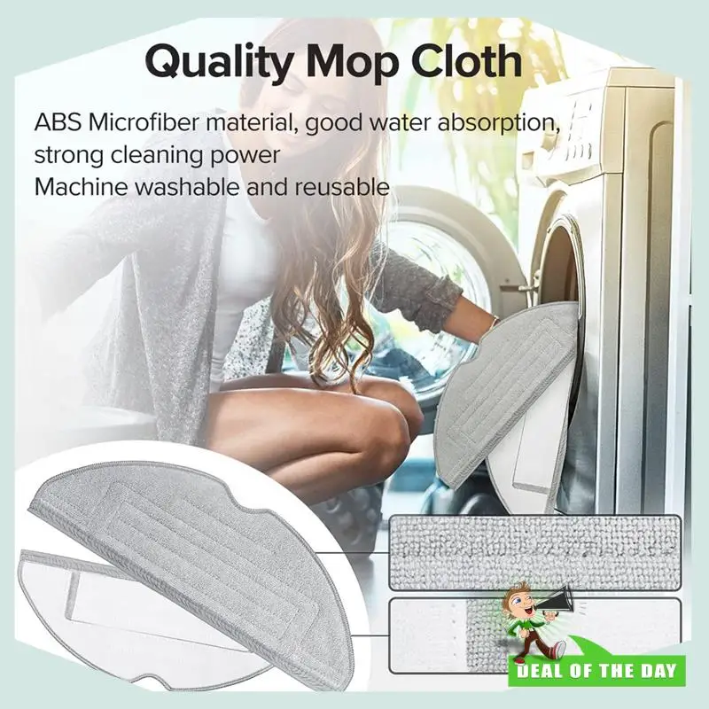 Piezas de repuesto de entrega en 24 horas para Roborock S7 Maxv Ultra/S7-Paño de fregona lavable, trapo desechable, acceso a Robot aspirador