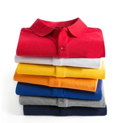 100% Cotton High Quality Men's Polo Shirts Summer Sportswear Shirt Solid Mens Shirt Casual Fit Slim Men Clothing Tops camisetas