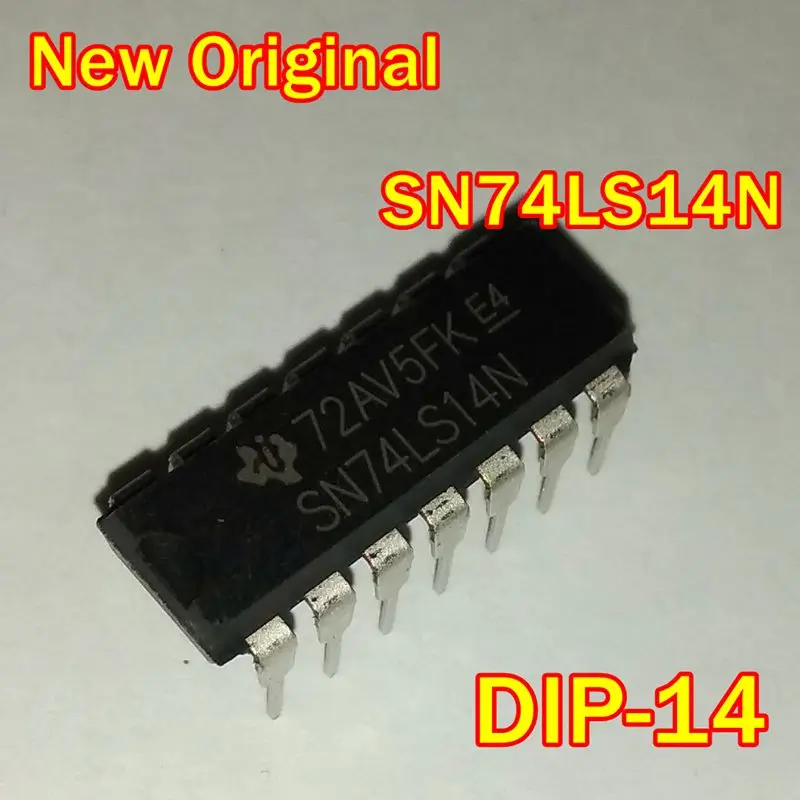 5Pcs to 100Pcs New Original Sn74Ls14N Dip-14 Hex Schmitt-Trigger Inverters