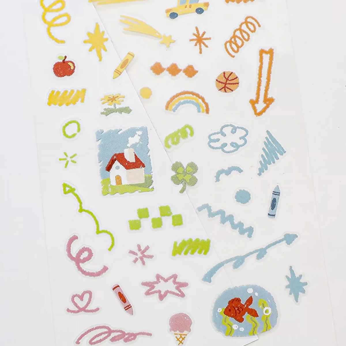 Korean Import Suatelier Color Your Days PVC Sticker Scrapbooking Diy Journaling Diary Decor Stationery Sticker School Gifts