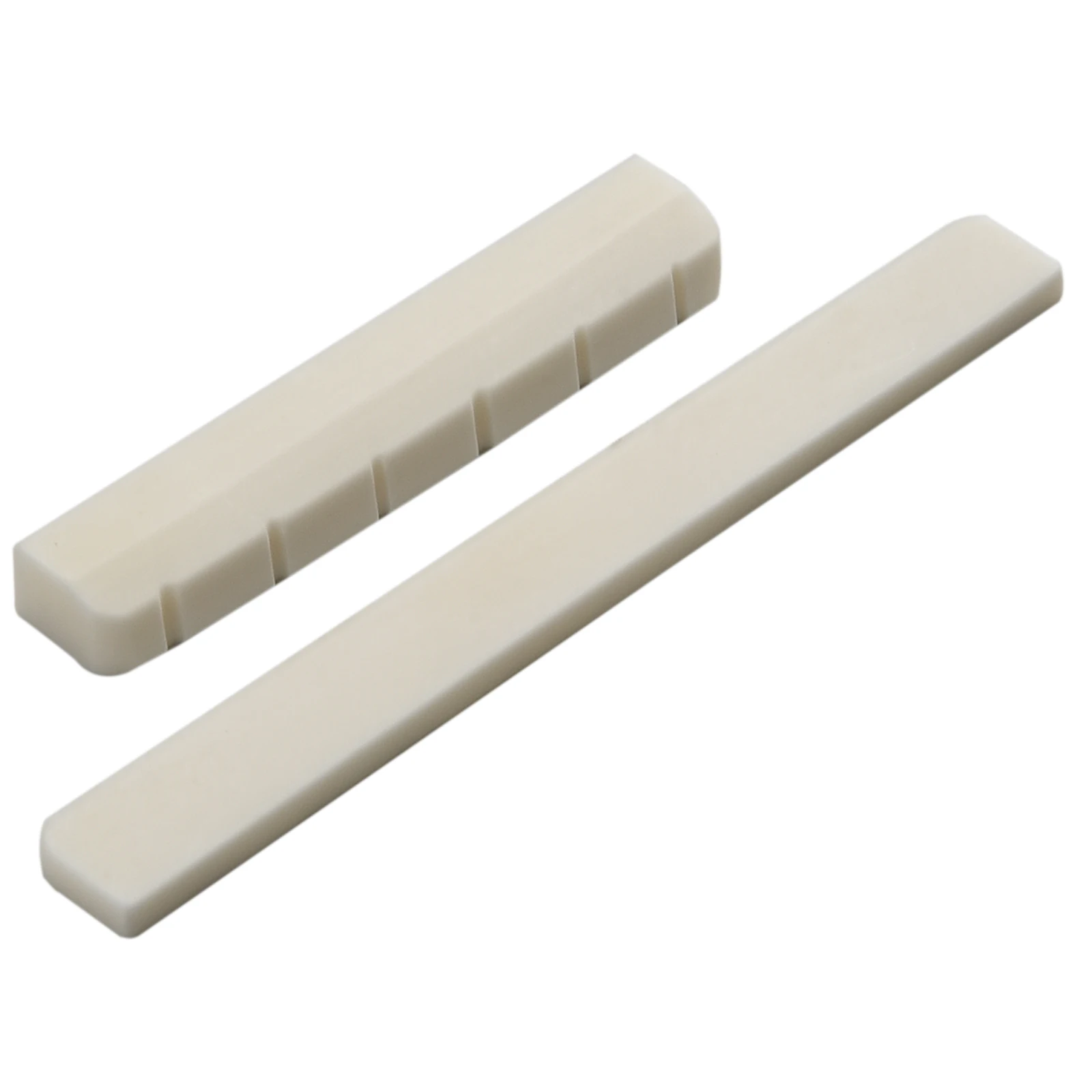 Real Bone Guitar Nut Bridge Classical Guitar Guitar Saddle Nut Parts Replacement Saddle White Bone 52mm Durable