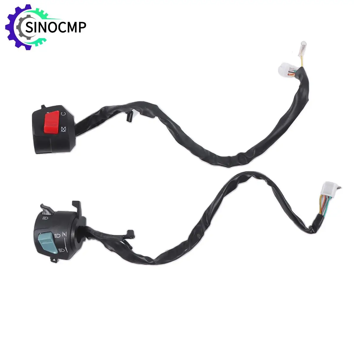 

2pcs Motorcycle Left Right Handle Controls For ITALIKA DT150 FT150 FT150G FT150GTS FT 150 GT Motorbike Handlebar Switch Controls