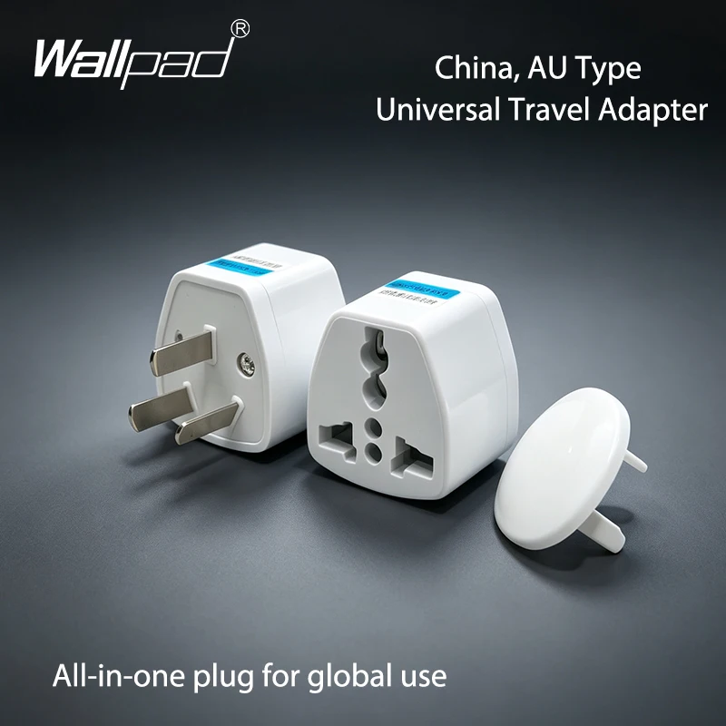 China AU Travel Adapter Universal Socket, 3 Pin Plug Converter for China Australia Multi Country Travel Charger Power Adaptor