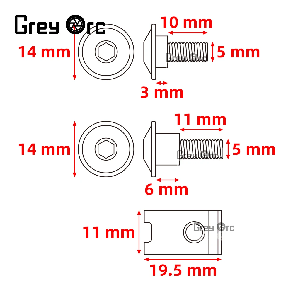 

10PCS For SUZUKI M5 Aluminium Motorcycle Fairing Bolts Fastener Clips Screw Nuts Metal Nuts & Bolts Pipe Comp Air Intake Bolt