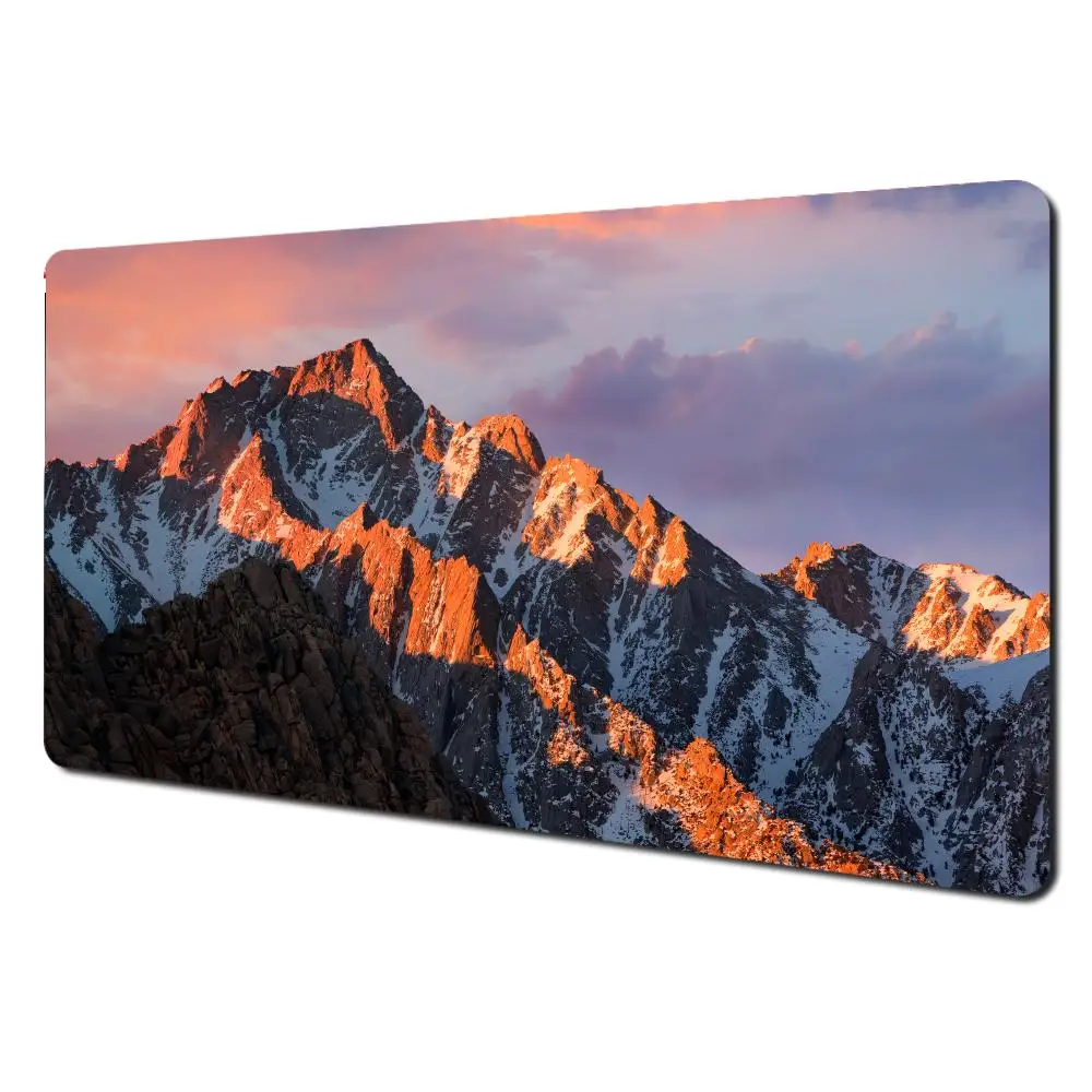 

Mountain Landscape Mouse Pad Large Extended Pads Gaming Non-slip Computer Laptop Tablet Mat Mini Nootbook Game Rug PC Playmat