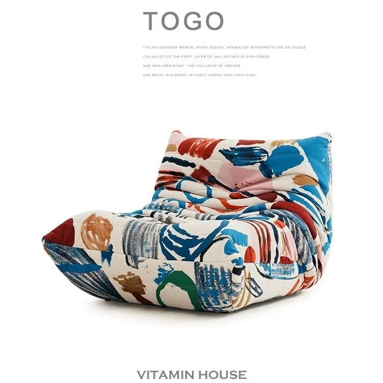 

Joylive Caterpillar Lazy Sofa, Single Sofa Living Room Bedroom Study Balcony Compression Sofa