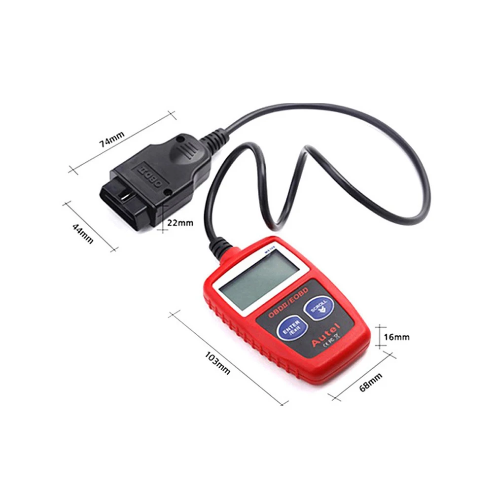 MS309 Obd2 أداة الماسح الضوئي التشخيصي يمكن قارئ رمز الحافلة لفحص ضوء المحرك/DTCs