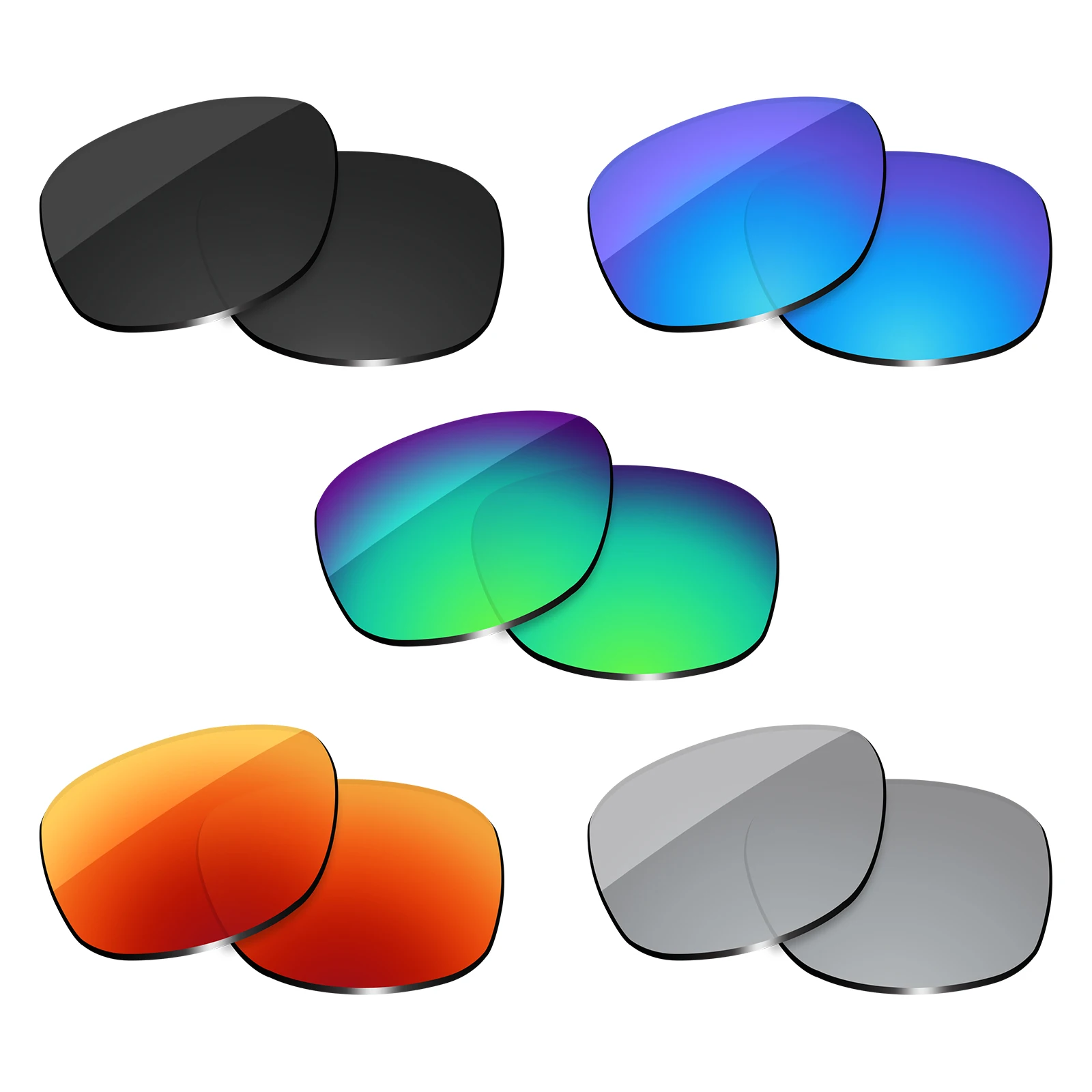 OOWLIT Polarized Lenses Replacements For Maui Jim Local Kine MJ810 61mm Sunglasses