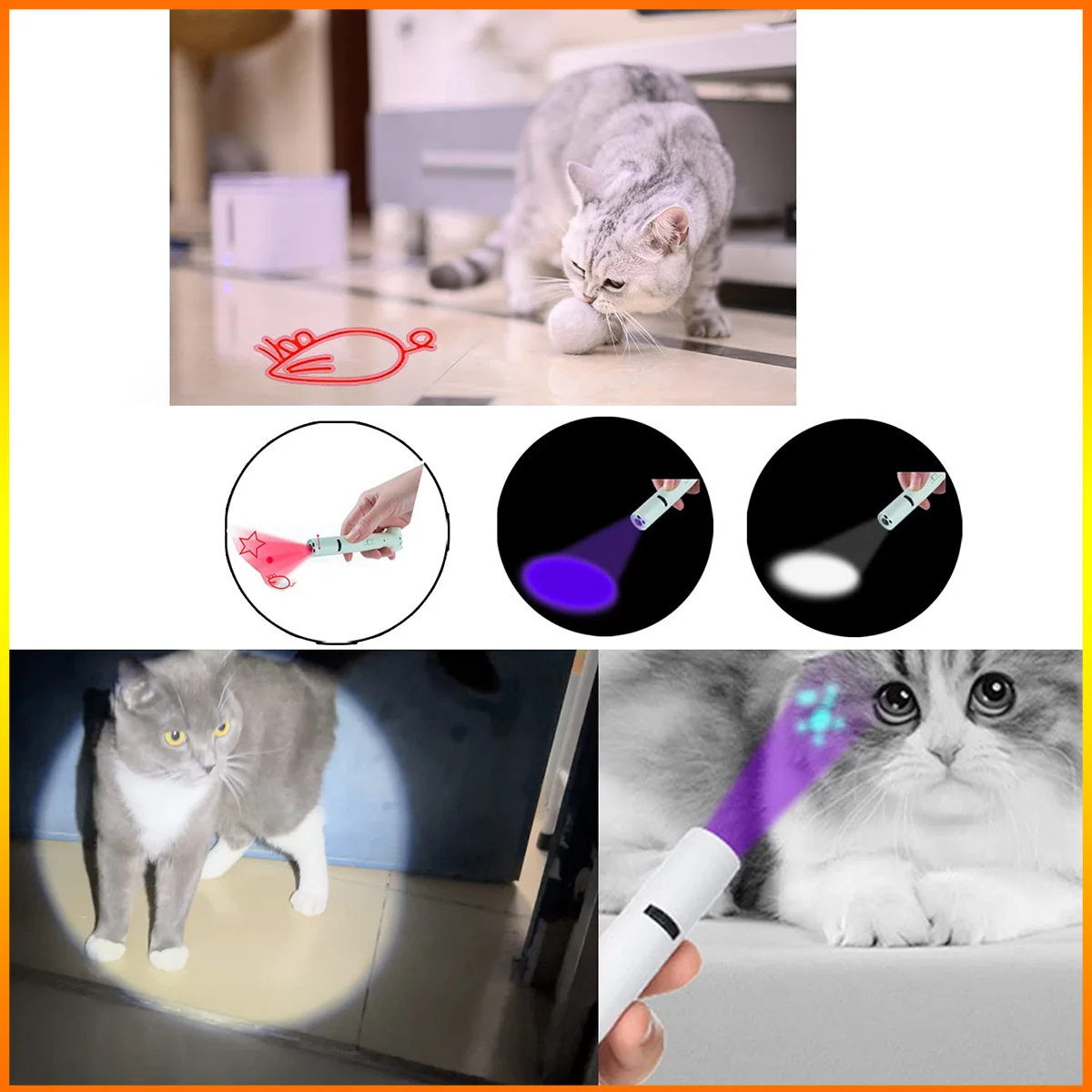 Feixe de luz vermelha ponteiro interativo brinquedo do gato recarregável ponteiro de luz vermelha exercícios ferramenta de treinamento para gatinhos gatos cães