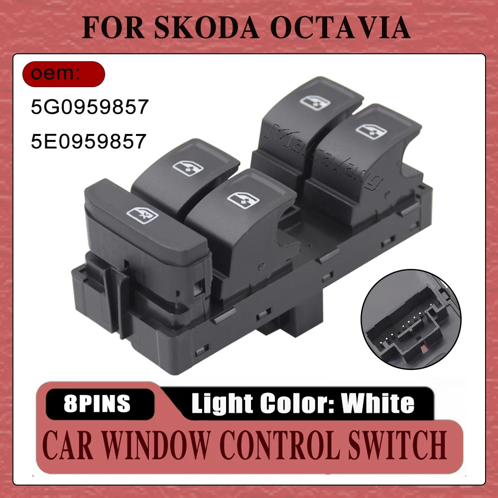 Window Switch For VW Golf MK7 Passat 2014-2018 Tiguan 2016-2018 SEAT Leon 2013-2018 Skoda Superb 2014-2018 Octavia 2013-2018