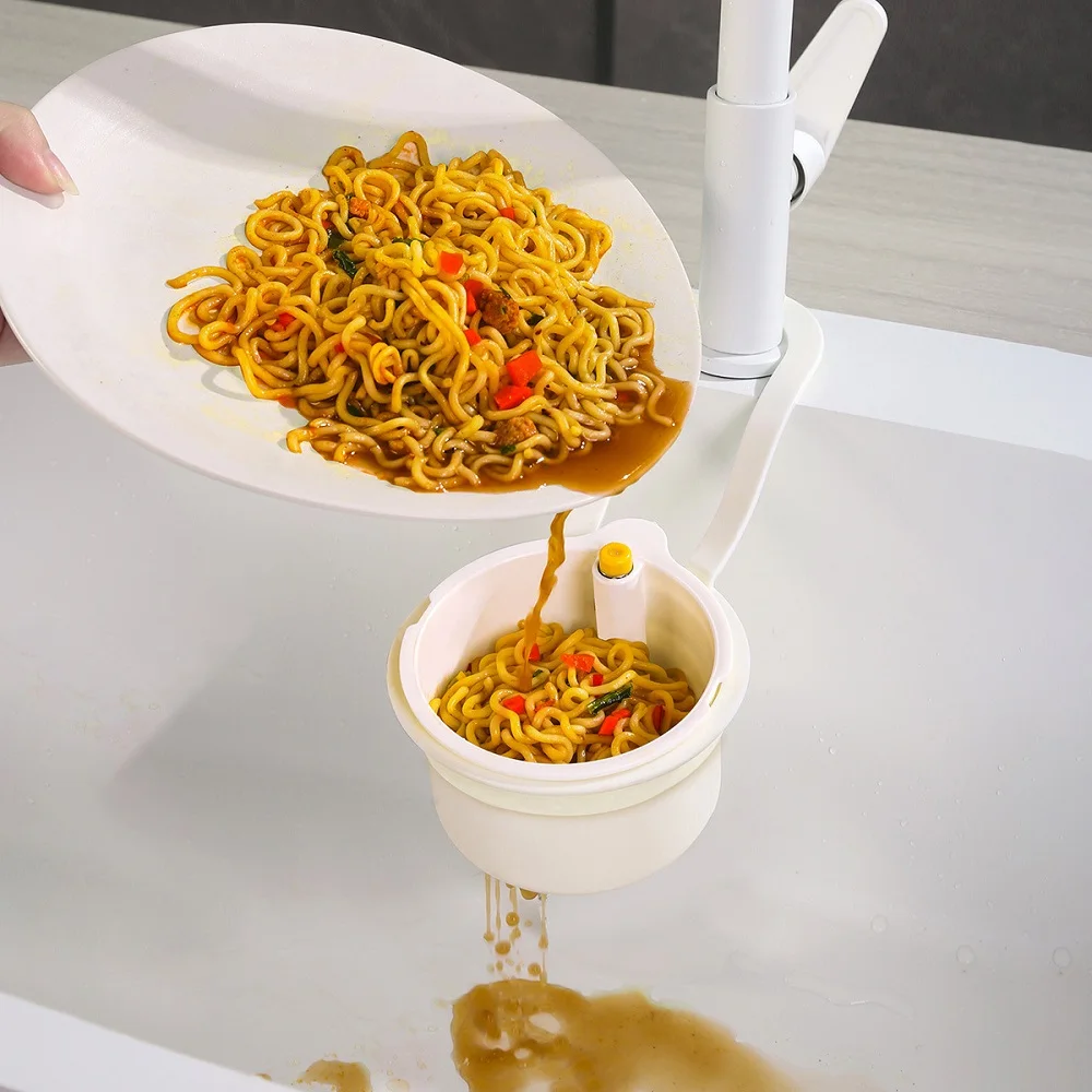 

Креативная подвесная корзина-сето для раковины, открывающаяся нижняя крышка, быстро сливной кухонный фильтр для мусора, многофункциональный съемный