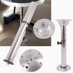 Adjustable Table Pedestal Stand Base Furniture Leg For Marine RV Boat Removable Table Leg 22